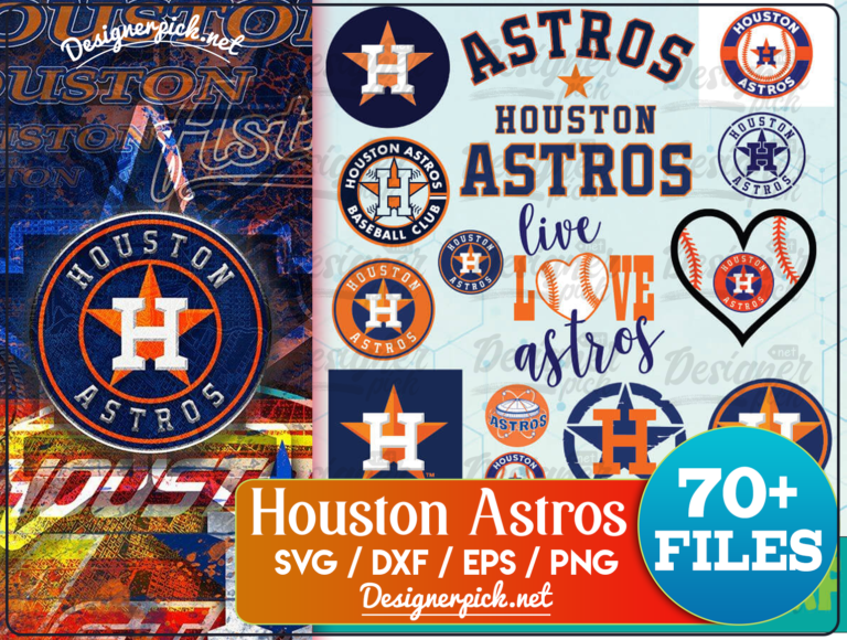 70+ Houston Astros Svg Bundle - Best Quality Design Bundle