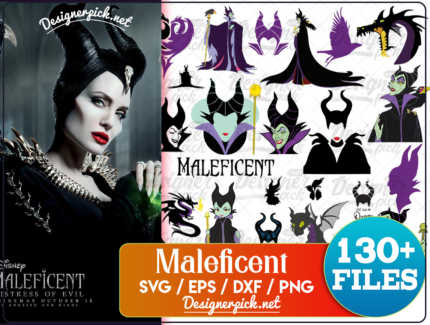 130+ Maleficent Svg Bundle