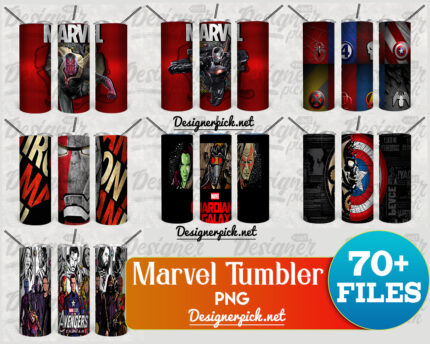 70+ Marvel Tumbler Bundle