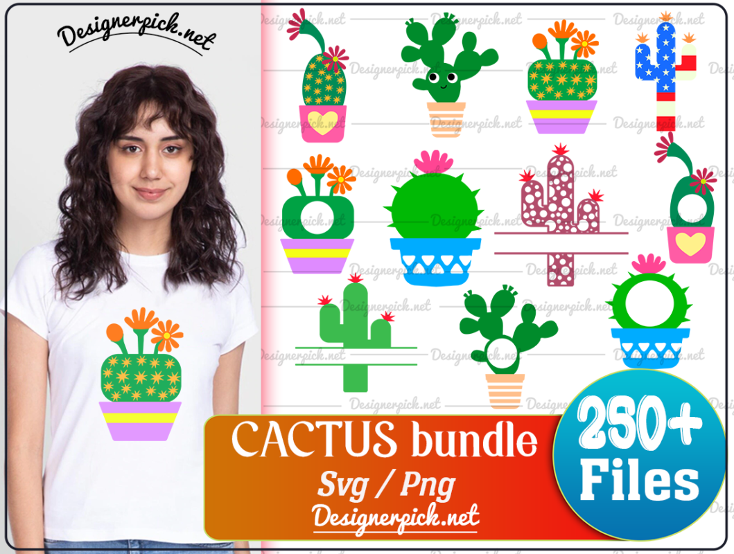 Cactus Svg Bundle - Best Quality Design Bundle
