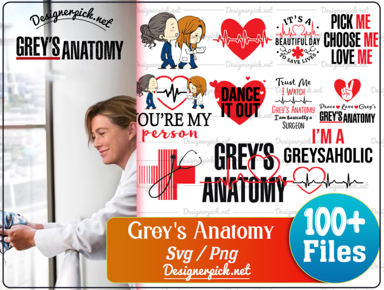 Greys Anatomy SVG Bundle - Designerpick