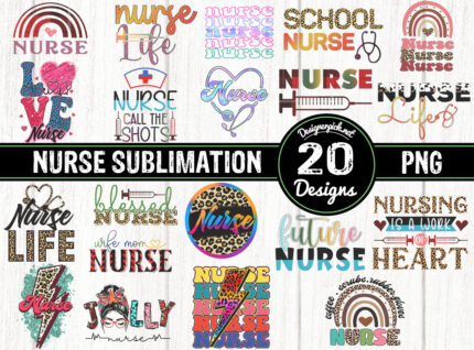 Nurse Design Sublimation Png