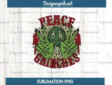 Peace Grinches Sublimation Png