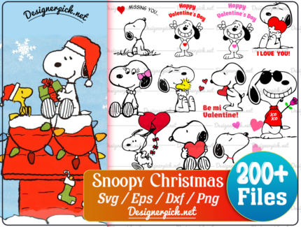 Snoopy Christmas Svg Bundle