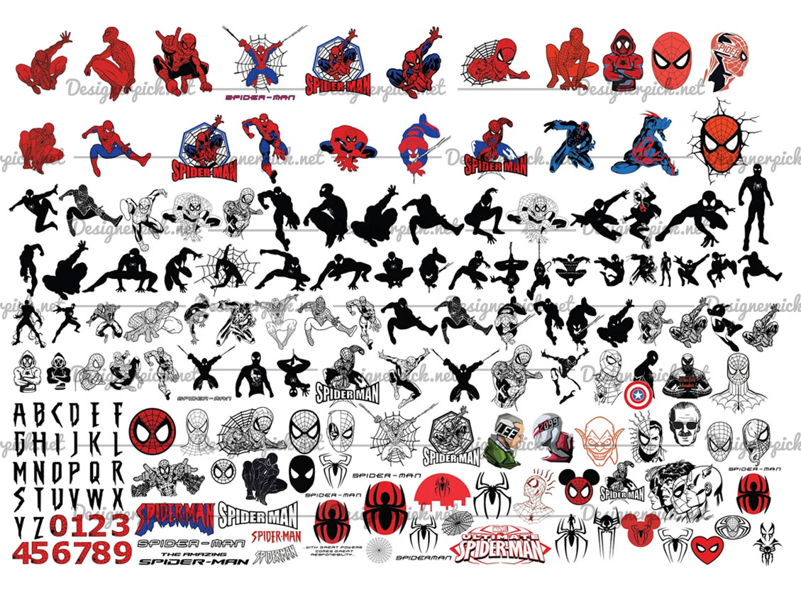 Spiderman Svg Bundle - Designerpick