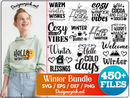 450+ Winter Svg Bundle