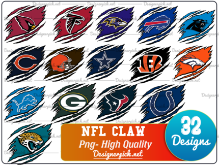 32 Nfl Claw png