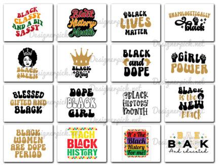 Black History SVG Bundle