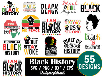 Black History Month SVG Huge Bundle