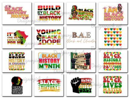 Black History Png Bundle