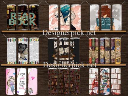 Reading Books Tumbler bundle