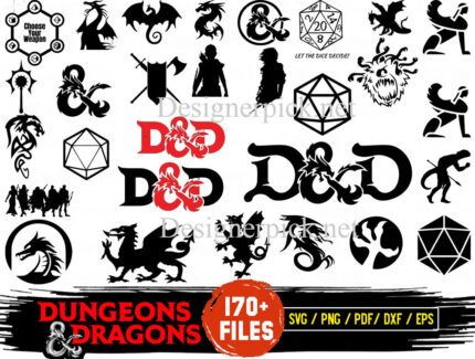 Dungeons & Dragons Svg Bundle