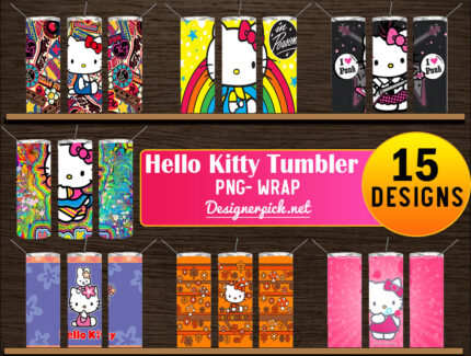 Hello Kitty Tumbler Wrap Bundle