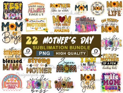 Mothers Day Png bundle