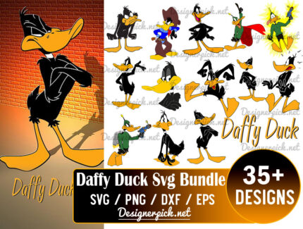 Daffy Duck Svg Bundle