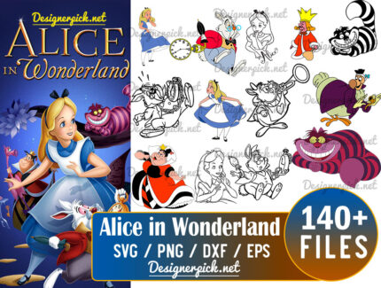 Alice in Wonderland SVG Bundle