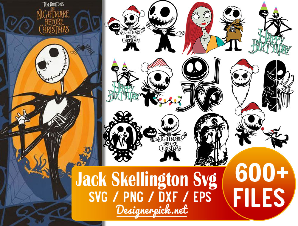 Jack Skellington Svg Bundle Designerpick