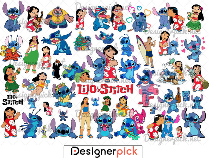 Lilo And Stitch Svg Bundle Designerpick