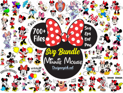 Minnie Mouse Svg Bundle