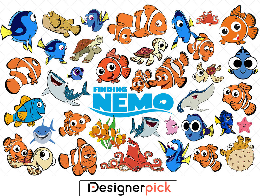 Finding Nemo Svg Bundle - Best Quality Design Bundle