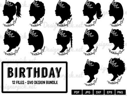 Birthday SVG Bundle – Queen