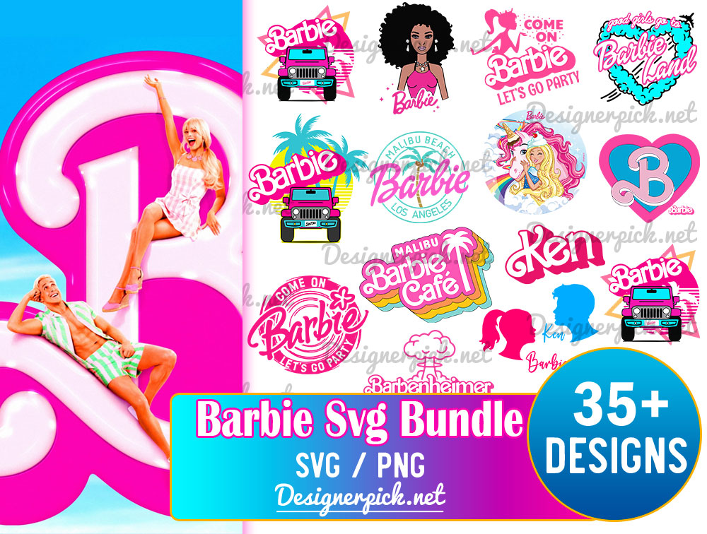 Barbie Svg Bundle Best Quality Design Bundle 