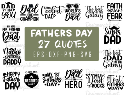 Fathers Day Quotes SVG