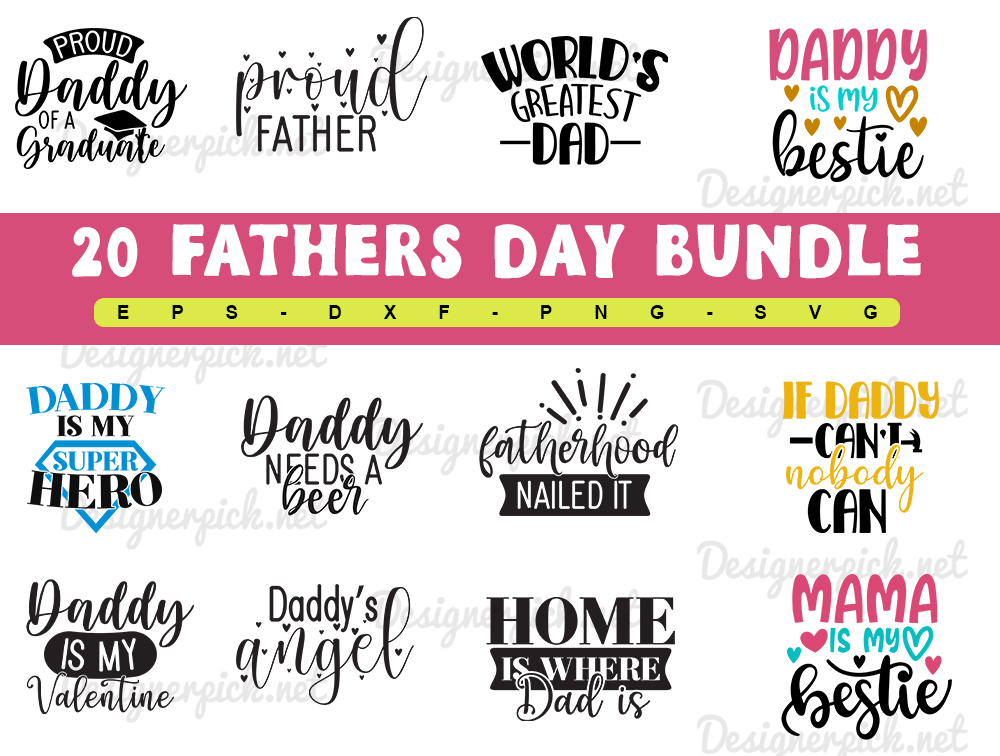 Fathers day svg bundle - Best Quality Design Bundle