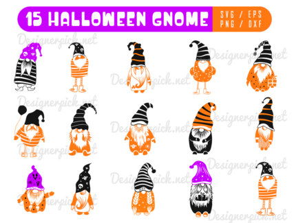 Halloween Gnome SVG