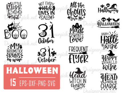 Halloween SVG Bundle, Halloween t-shirt design