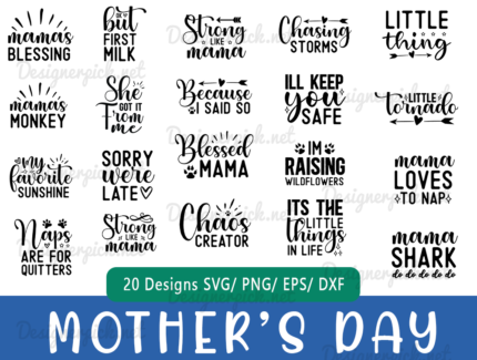 Mothers Day SVG Bundle, Mom Svg Bundle