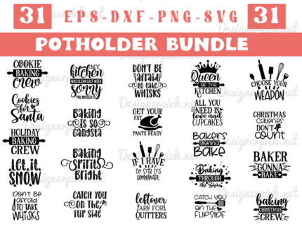 Potholder Svg Bundle