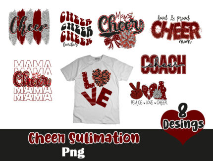 Cheerleader Sublimation, Cheer Png