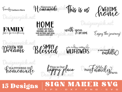 Sign Maker SVG Bundle