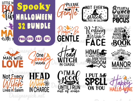 32 Spooky halloween Svg bundle, Halloween Svg Bundle
