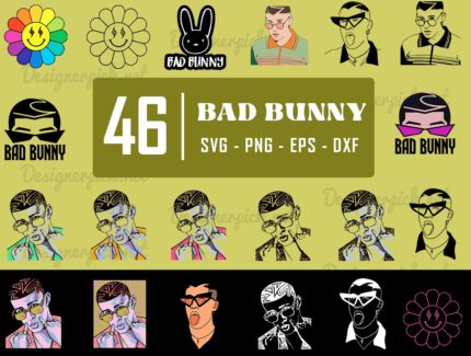 Bad Bunny SVG Bundle