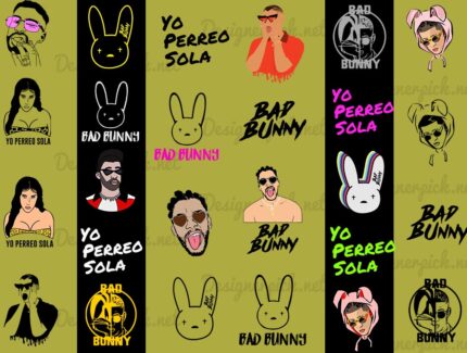 Bad Bunny SVG Bundle