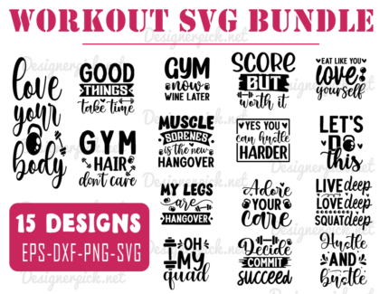 Workout SVG Bundle