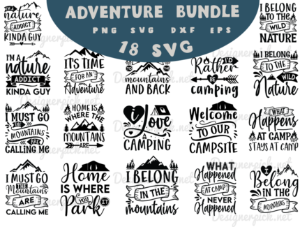 Adventure SVG Bundle, Camping svg Bundle