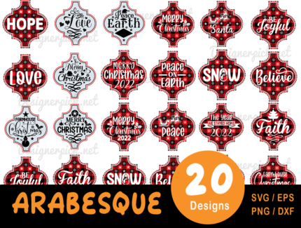 Arabesque Tile SVG Bundle