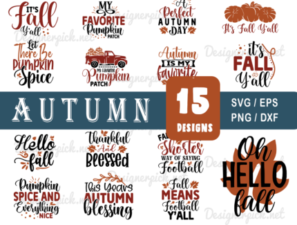 Autumn SVG Bundle