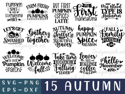 Autumn SVG Bundle