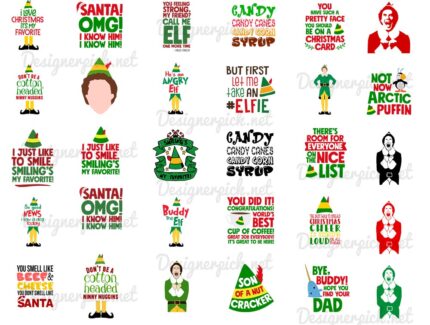 Buddy The Elf Christmas Svg, Elf Christmas Svg