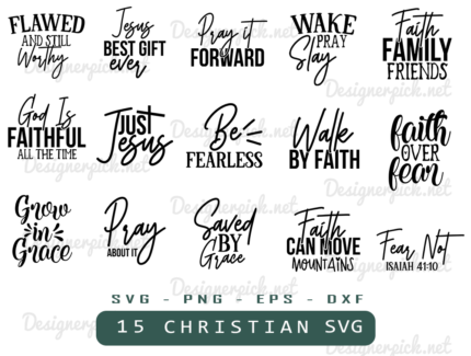 Christian SVG Bundle, Faith Svg Bundle