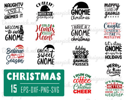 15 Christmas SVG Bundle