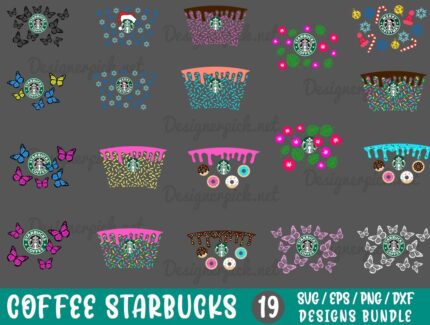 Coffee Starbuck Wrap SVG