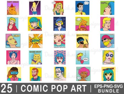 Comic Pop Art Bundle