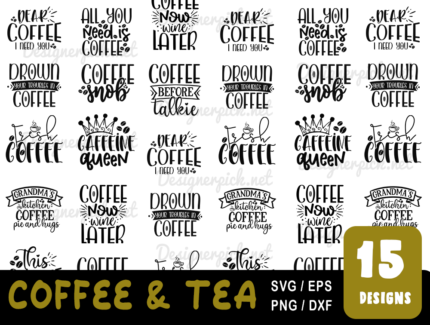 Coffee SVG Bundle, Coffee png