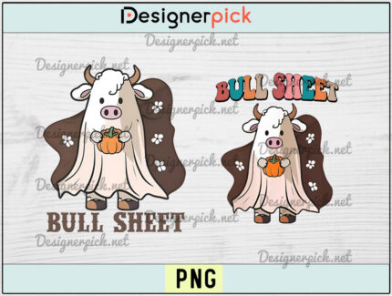 Bull Sheet Png, Halloween Cow png, Western Halloween png