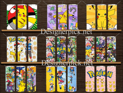 Pokemon Tumbler Bundle, Pokemon Skinny Tumbler